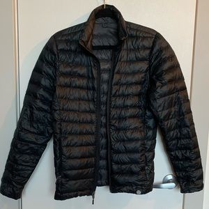 REI Co-Op Womens Black Down Puffy Jacket